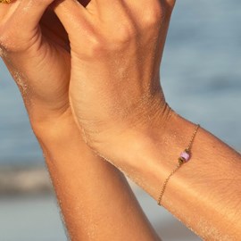 Bracelet lépidolite - éos