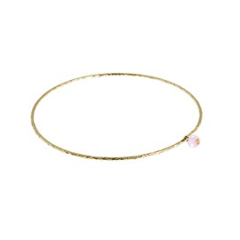 Jonc quartz rose - pampille