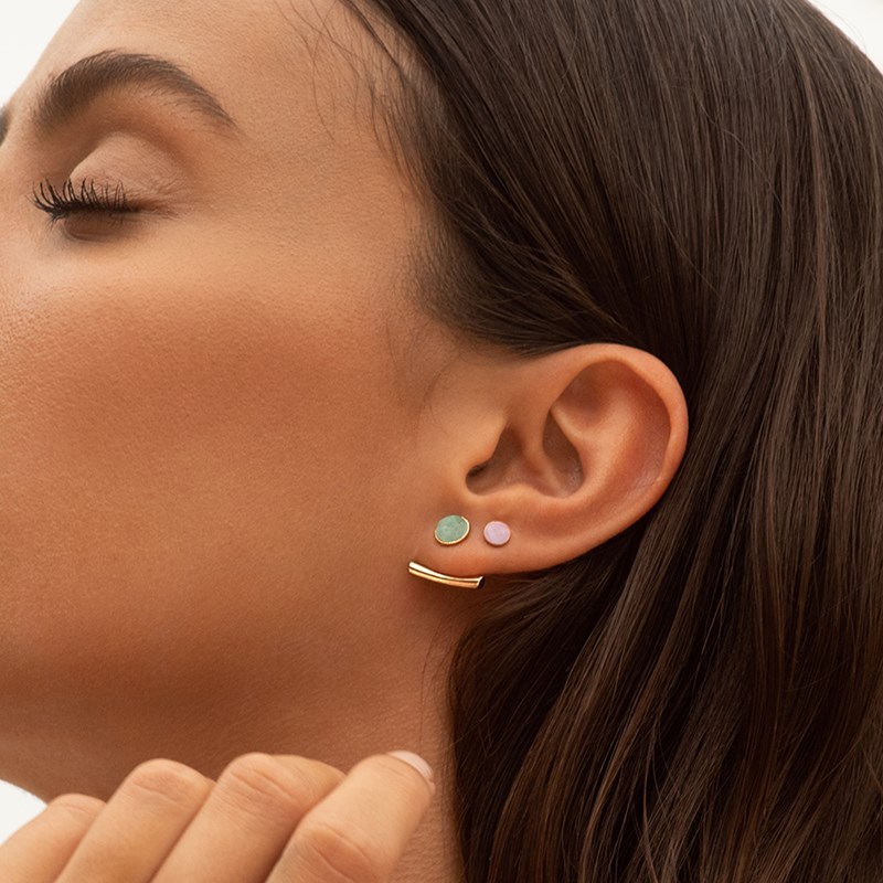 Mini puces quartz rose 4mm- ariane