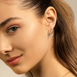 Boucles d'oreilles amazonite - pampille