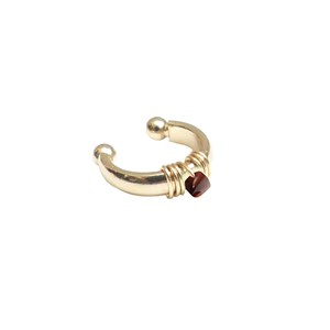 Earcuff grenat