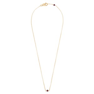 Collier grenat - essentiel