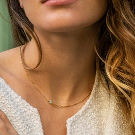 Collier aventurine - essentiel