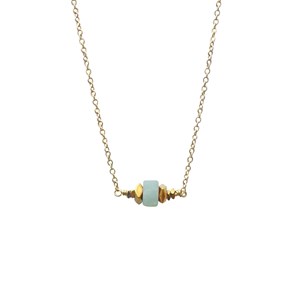 Collier court amazonite - éos