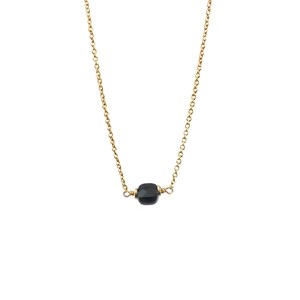 Collier court onyx - berlingot
