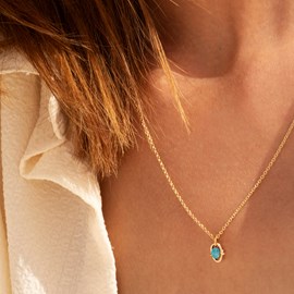 Collier amazonite - orphée