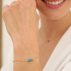 Bracelet amazonite - essentiel