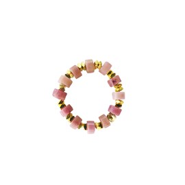 Bague souple rhodonite - éos