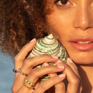 Bague souple amazonite - éos