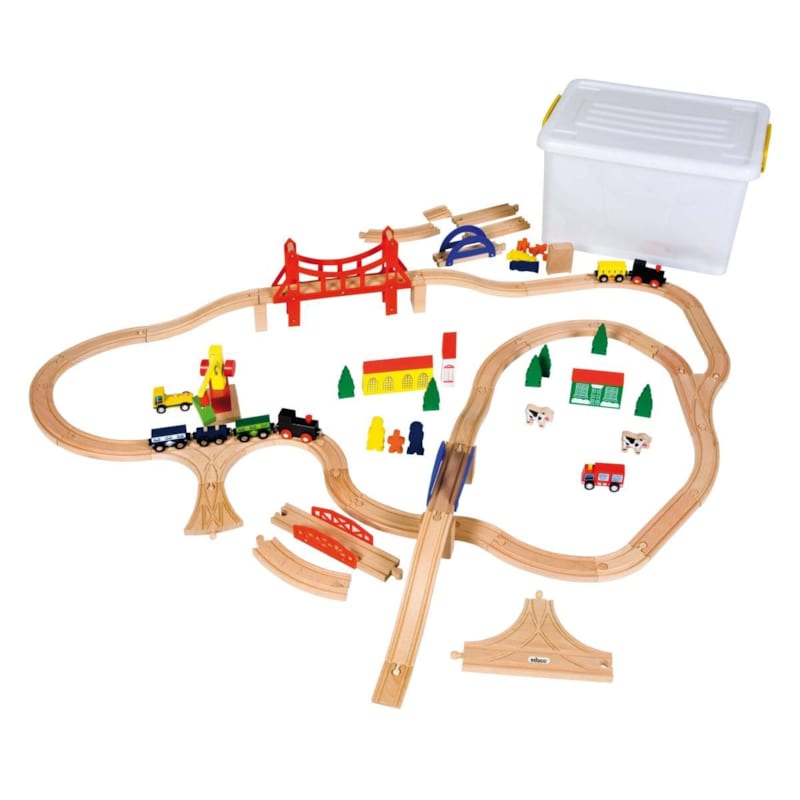 Educo circuit de train ? 116 éléments