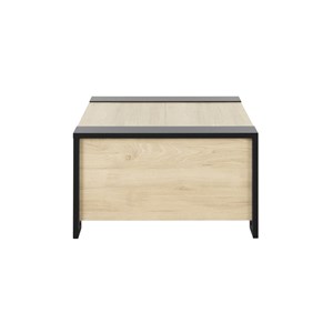 Table basse bar bois noir aurora