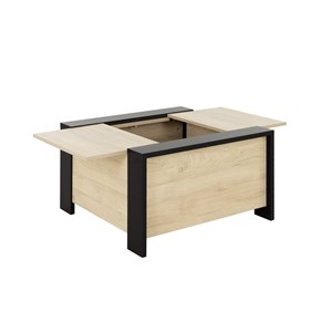 Table basse bar bois noir aurora