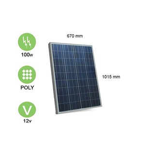 Panneau solaire 100w-12v polycristallin