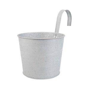 Pot zinc avec accroche