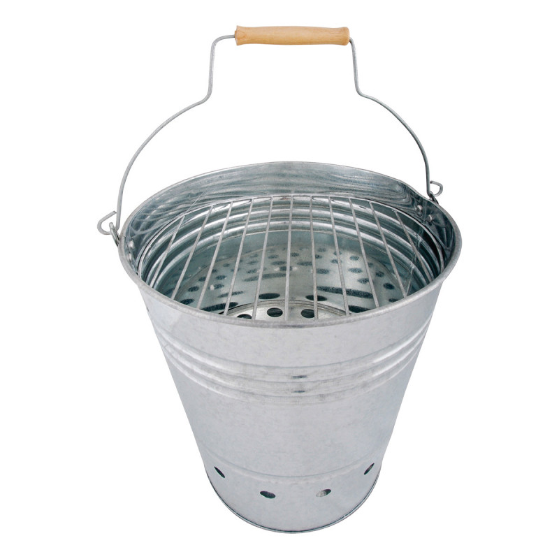Seau à Graisse Pour Barbecue Avec 10 Doublures Aluminium - Nettoyage Facile Camping & Plein Air