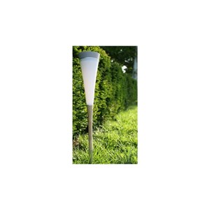 Lampe solaire de jardin roseau