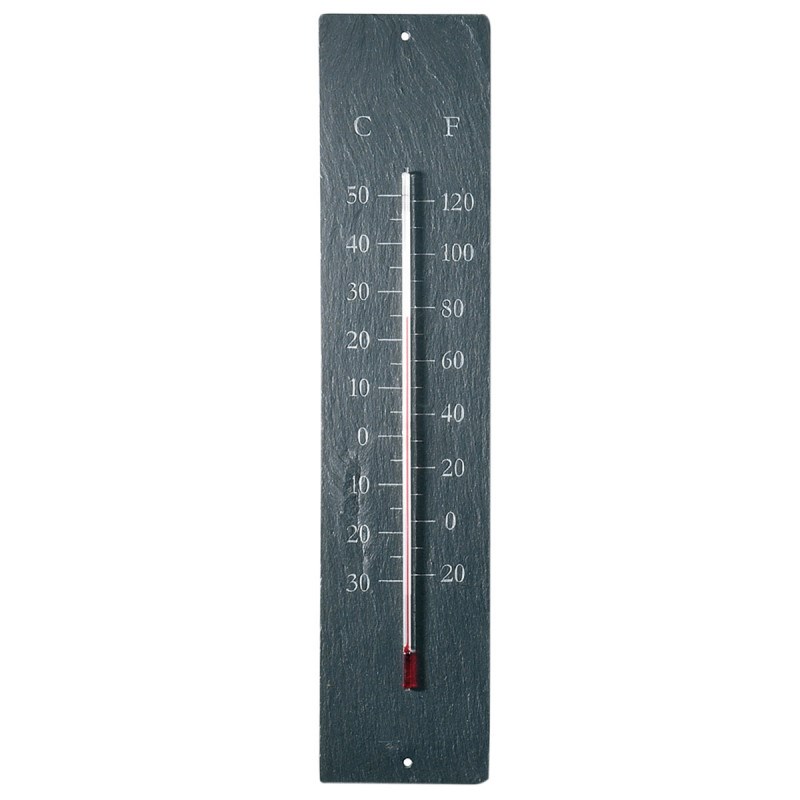 Esschert Design - Thermomètre géant en schiste
