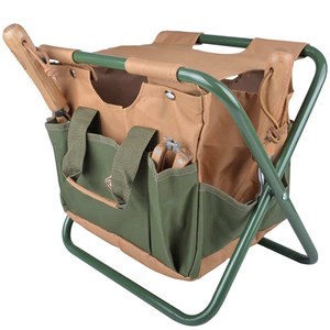 Tabouret range outils pliable