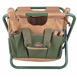 Tabouret range outils pliable