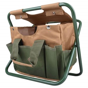 Tabouret range outils pliable