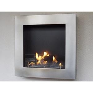 Bio-cheminée quadro inox