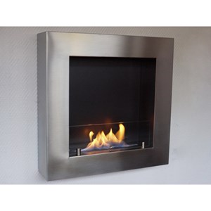 Bio-cheminée quadro inox