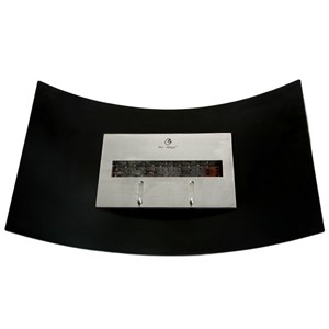 Bio-cheminée veniz noir