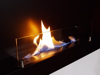 Cheminée rettangolo noir