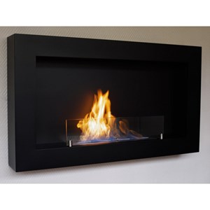 Cheminée rettangolo noir