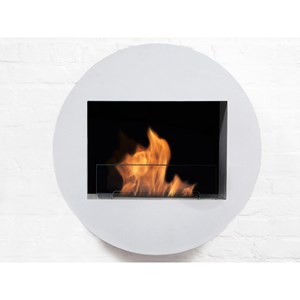 Biocheminée round blanc