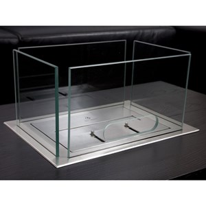 Bio-cheminée insert table