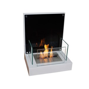 Bio-cheminée velona blanc
