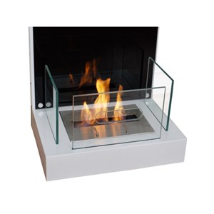 Bio-cheminée velona blanc