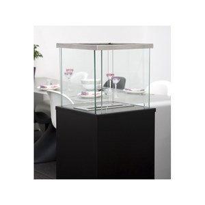Bio-cheminée column large blanc