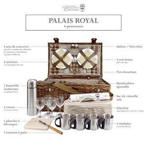 Panier pique-nique palais royal 4 pers.