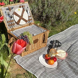 Nappe picnic concorde taupe 140x140cm