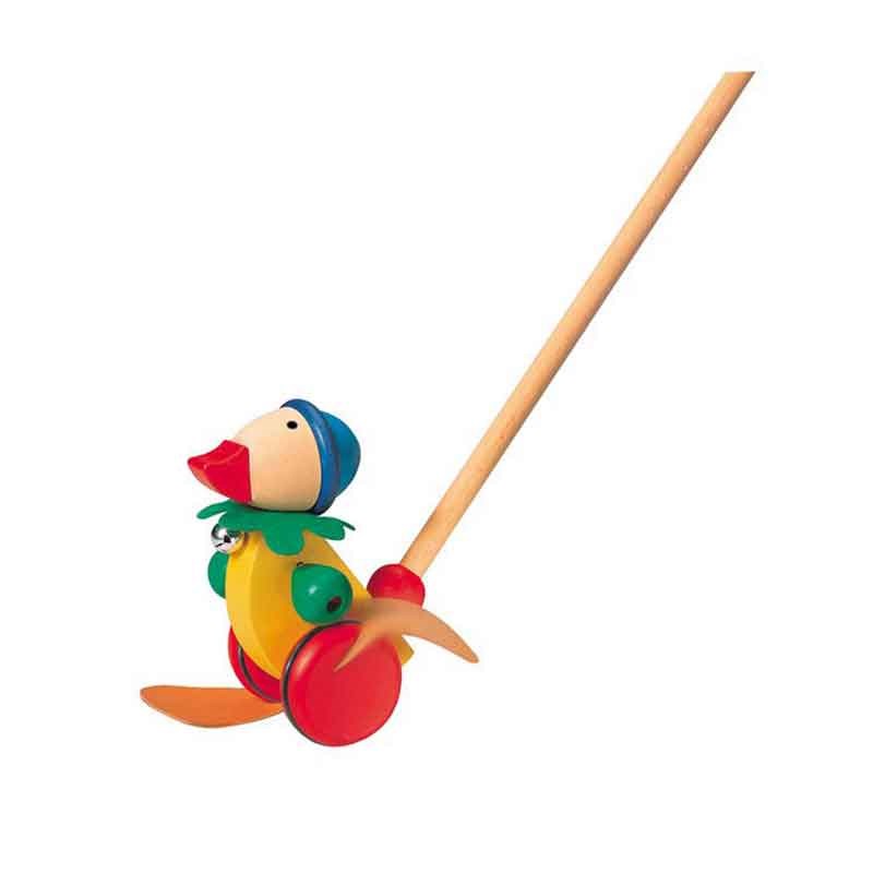 Jouet en bois à pousser pedella