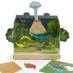 Jardin pop up - dinosaures