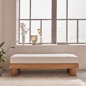 Banc en teck massif 140 cm