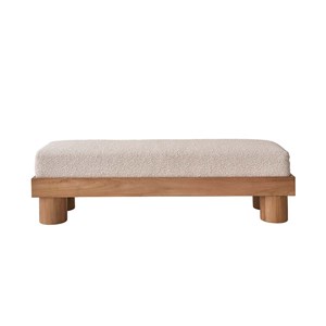 Banc en teck massif 140 cm