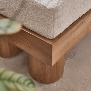 Banc en teck massif 140 cm