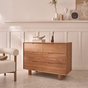 Commode en teck massif 110 cm