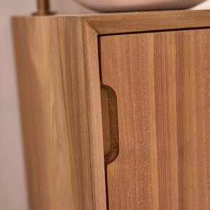 Lave main en teck massif 40 cm