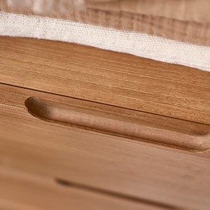 Meuble sous vasque en teck massif 140 cm