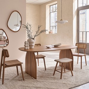 Table ovale en teck massif 6-8 pers