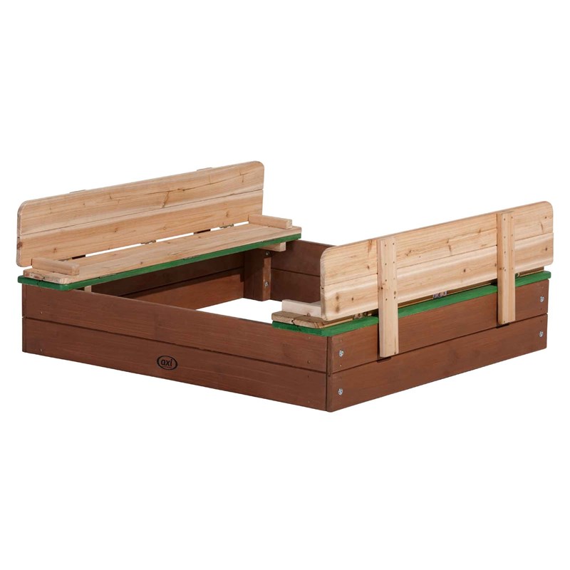 Bac à sable en bois avec bancs ella axi