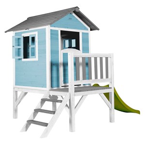 Cabane enfant sur pilotis bleue lodge x