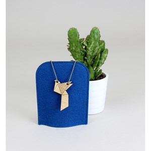 Pendentif origami oiseau