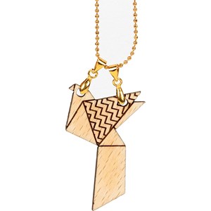 Pendentif origami oiseau