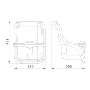 Siège bébé pour balançoire  axi